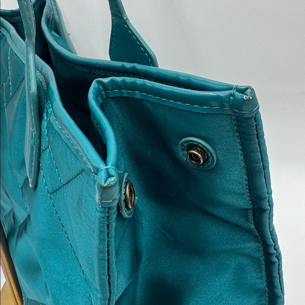 Kurt Geiger London Teal Quilted Tote Bag - Picture 17 of 17